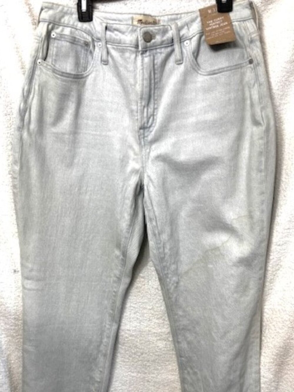 Madewell The Perfect Curvy Vintage Jean in light denim wash NWT Size 31